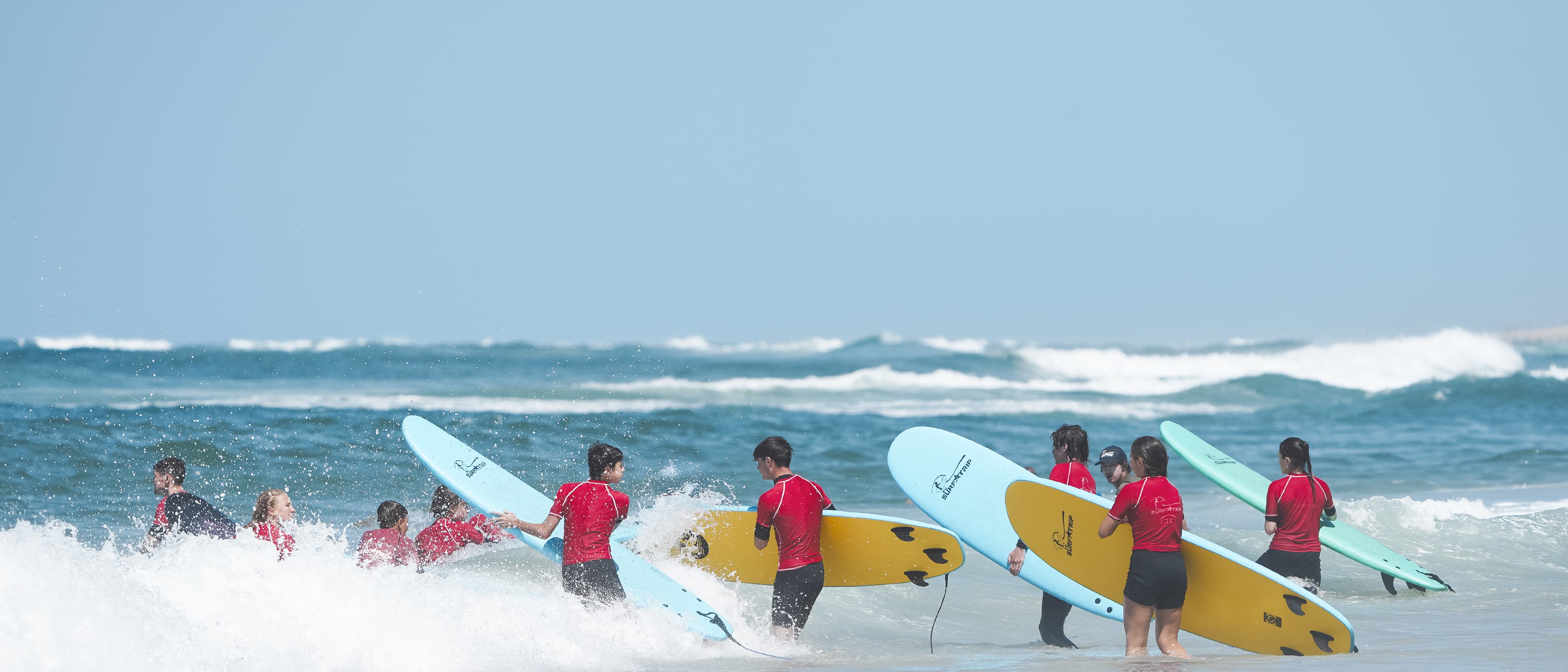 Surf school — photographed session