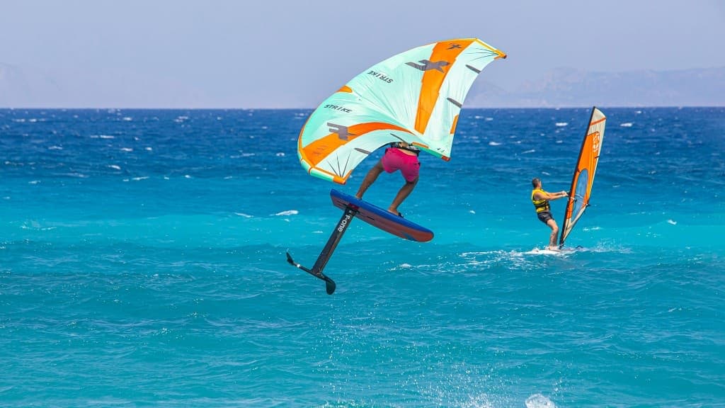 wingfoil photos - on-water session