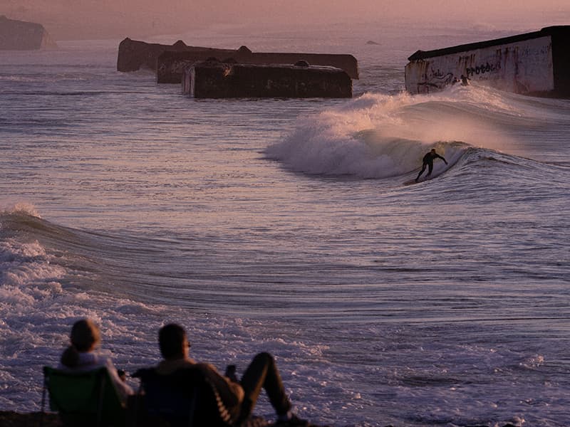 Capbreton surf photographer during a session