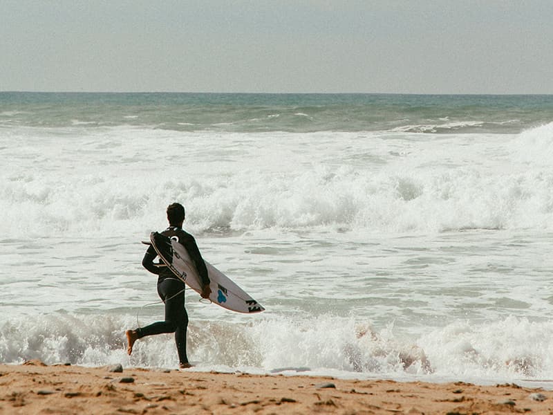 Portugal surf photographer during a session